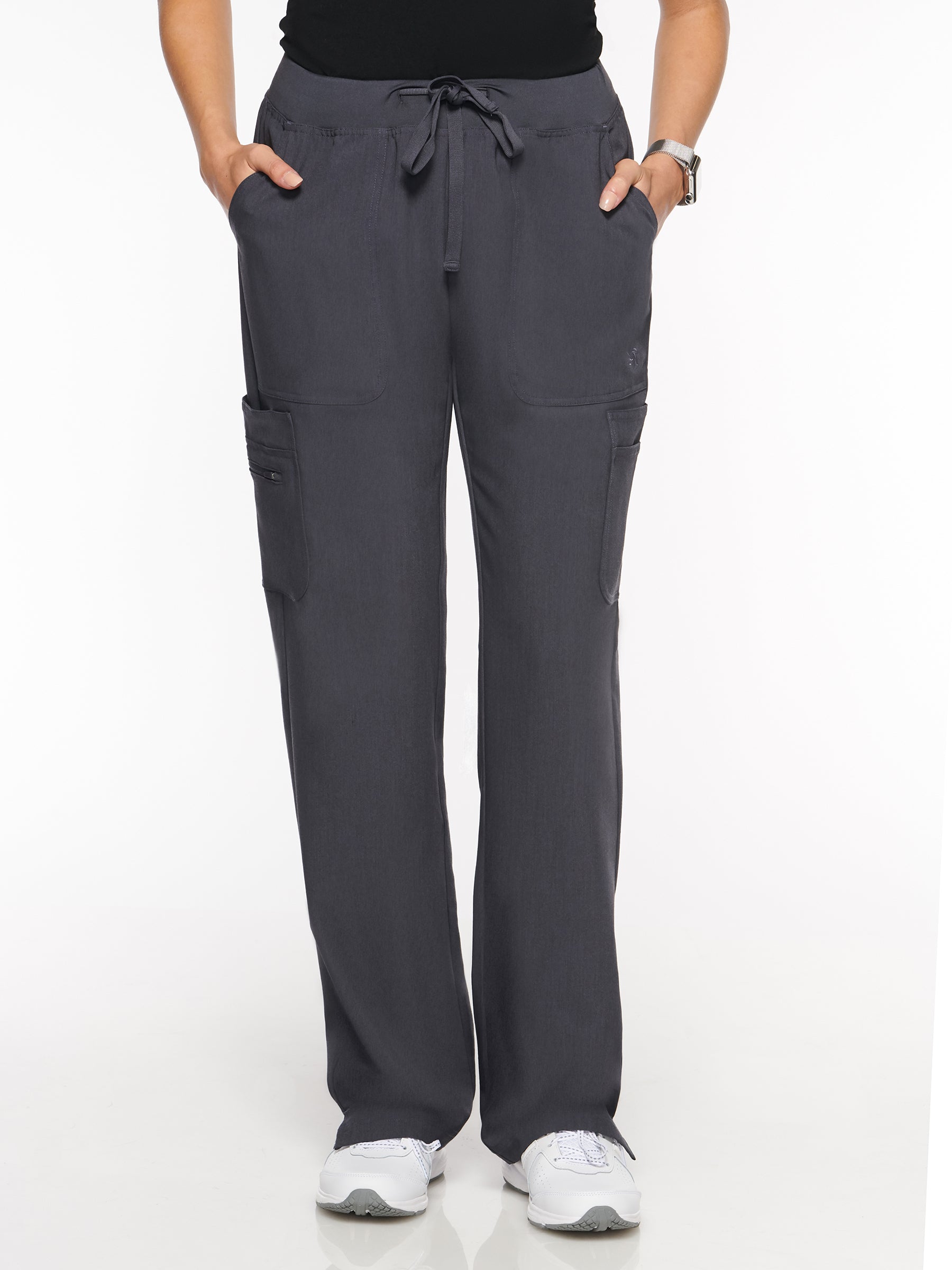 Pacific Womens Pant Yoga Pant with 9 Pockets - Petite (93002P)
